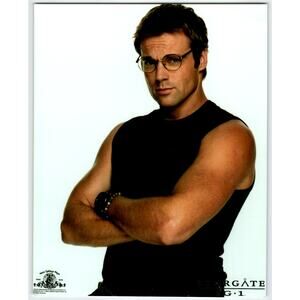 2003 Stargate SG-1 Press Photo Actor Michael Shanks in Black Tank Top